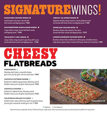 Chili's American Grill & Bar menu 