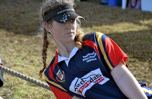 Danette Kapp competes in the championships in England.