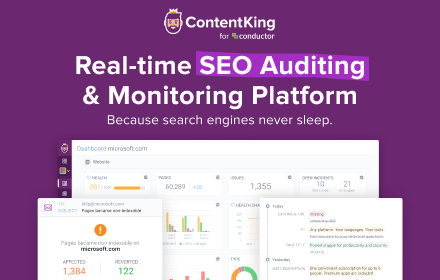 ContentKing: Real-time SEO auditing small promo image