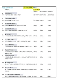 Skyline pizza menu 1