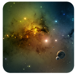 Cover Image of ดาวน์โหลด Asteroids 3D live wallpaper 1.1 APK