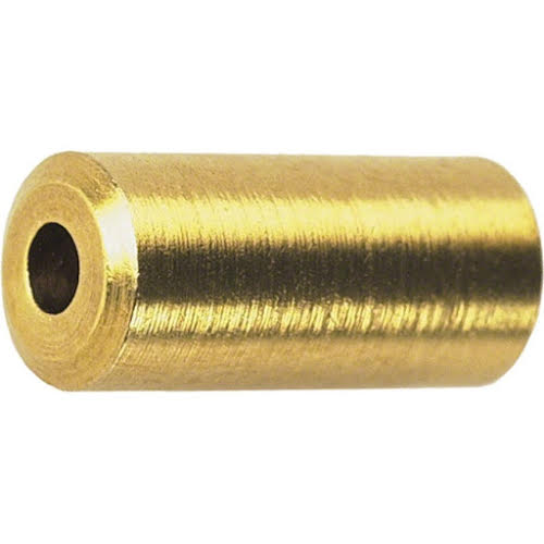 Wheels MFG Brass Cable Ferrules, 4.0mm, Bottle of 50