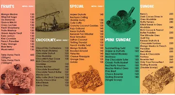 Flavour Stones menu 