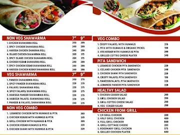 Grill Tawa Kitchen menu 