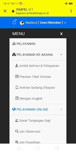 SIMPEL IAIN Bukittinggi