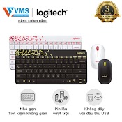 [Mã Elmall5 Giảm 5% Đơn 300K] Bộ Bàn Phím Chuột Không Dây Logitech Mk240 Nano Wireless (Usb/Đen)