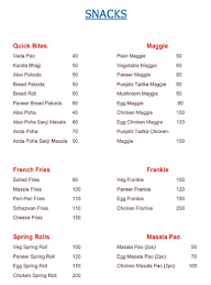 Multicuisine Counter menu 1