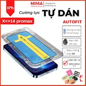 Kính Cường Lực Khung Tự Dán Iphone Xsmax 11 Promax 12 Pro Promax 13 Pro Promax 14 Pro Promax Xr X Xs Full Màn Hình Hd [T