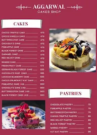 Aggarwal Cakes Shop menu 1
