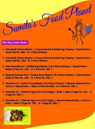 Sumita's Food Planet menu 2