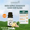 Dầu Gừng Massage Body, Giảm Đau Xương Khớp Hiệu Quả 100% Từ Gừng Sẻ Nguyên Chất - Chai 5Ml