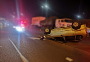 One man was killed and five others injured after the car they were travelling in had a tyre blowout in Benoni on Wednesday night