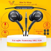 Tai Nghe Có Dây Samsung Akg S10 Baovy, Tai Phone Nhét Tai Gaming Chống Ồn Có Micro Jack 3.5 Bass Mạnh Dùng Cho Android