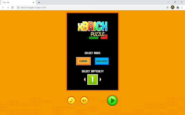 xBrick Puzzle Tetris Game chrome extension