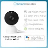 Google Nest Cam Indoor Wired Gen 2 Full Hd 1080P Hdr Đèn Hồng Ngoại Ban Đêm - Hàng Nhập Khẩu