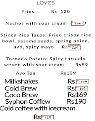 Avocoal Foods menu 4