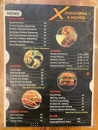 X Shawarma & Momos menu 2