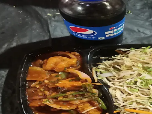 Chicken Hakka Noodles + Chicken Manchurian Gravy Combo