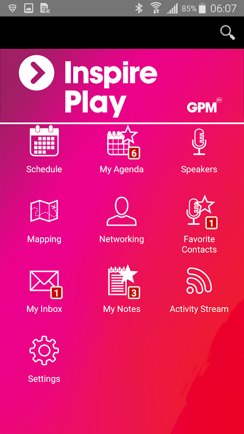 Android application EA GPM 2017 screenshort