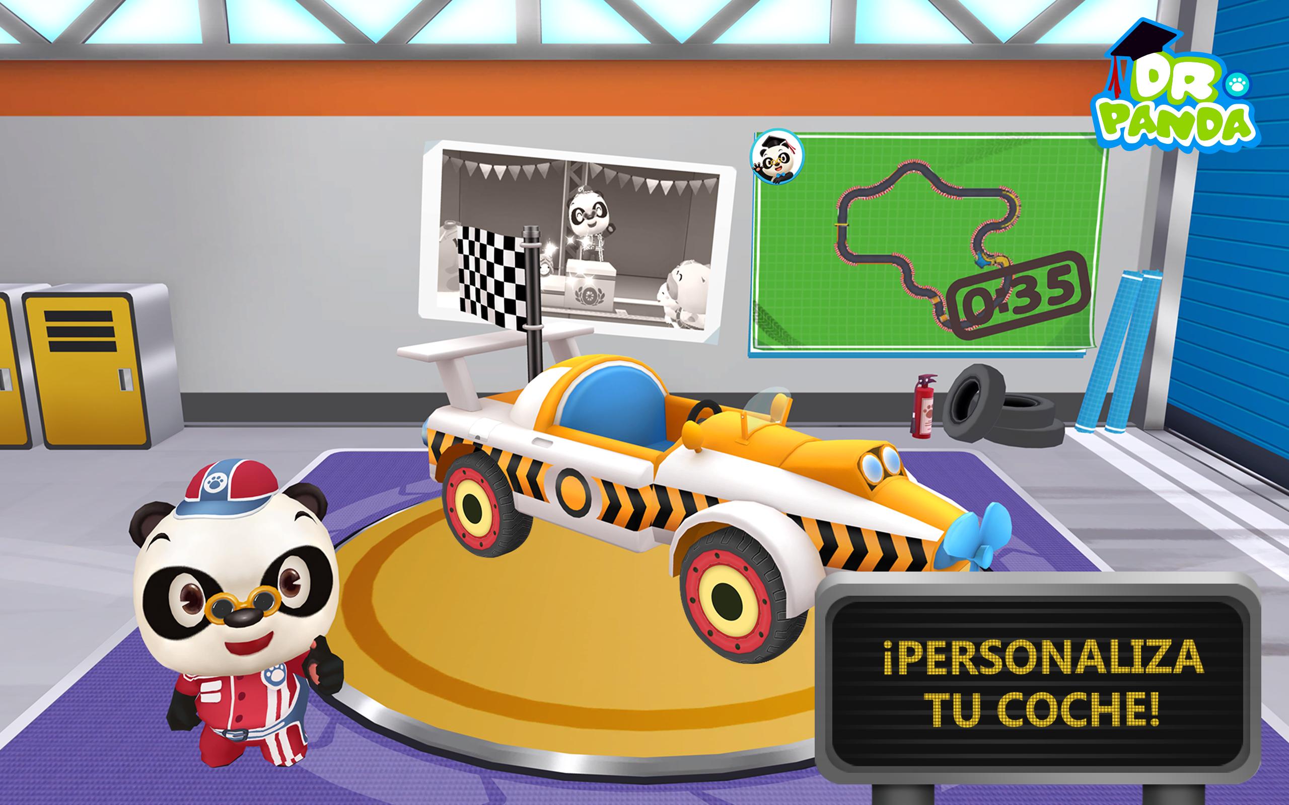 Android application Dr. Panda Racers screenshort