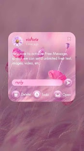 (FREE) GO SMS FLORAL THEME