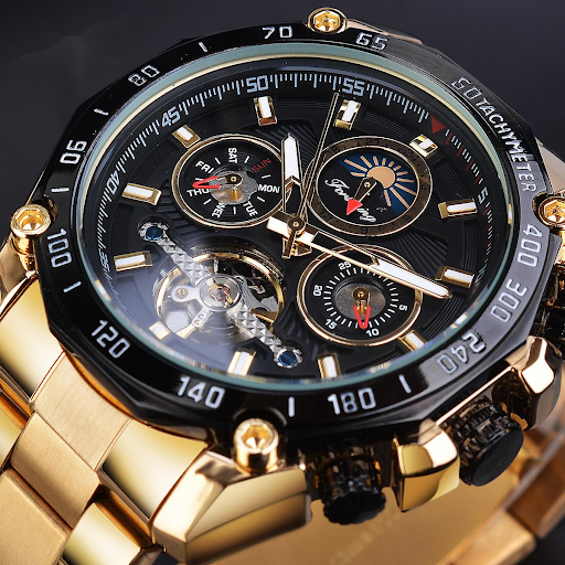 Title 5, Tourbillon multifunctional waterproof automatic...