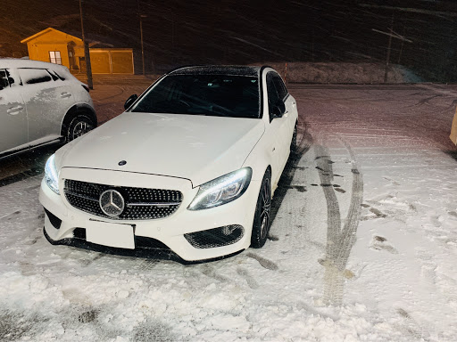 Cクラスステーションワゴン の雪道ドライブ 4matic C43 東北 メルセデス Amgに関するカスタム メンテナンスの投稿画像 車のカスタム情報はcartune