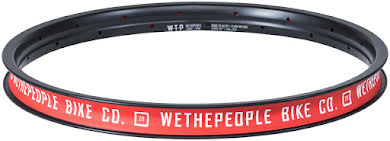 We The People Logic 20" Welded Rim 36h Black alternate image 1