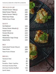 Indiska Magic menu 6