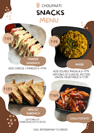 Choupaati menu 3