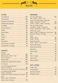 Kamaths Govindashram menu 8