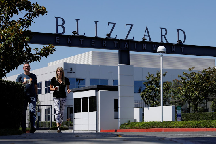 The entrance to the Activision Blizzard campus in Irvine, California, the US, August 6 2019. Picture: MIKE BLAKE/REUTERS