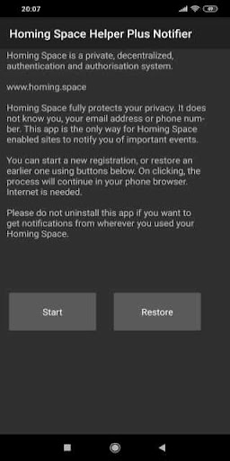 Homing Space Helper Plus Notifier