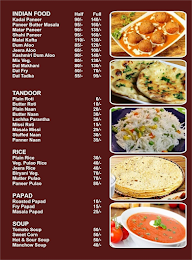 Aggarwal Sweet Corner menu 3