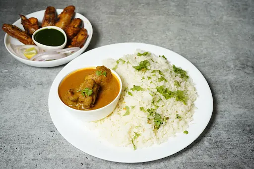 Chicken Dalcha Rice And Spicy Chicken Wings