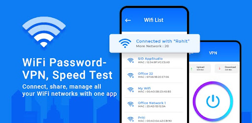 WiFi Password: VPN, Speed Test