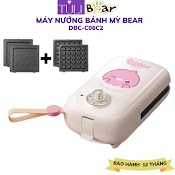 Máy Kẹp Nướng Bánh Mì Mỳ Sandwich Bear P06N2, Làm Bánh Waffle - Bánh Quế - Hotdog - Làm Bữa Sáng Cho Gia Đìnhanfhh 12 Th