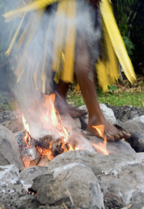 firewalking in Fiji 