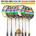 1 Chiếc Vợt Cầu Lông Căng 8Kg Khung Hợp Kim Cacbon Siêu Bền Đẹp Tặng Ngay 1 Quấn Cán Vợt + 1 Trái Cầu + 1 Túi Đựng Vợt