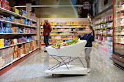 For children who use supermarket aisles as racetracks, Ford presents the anti-crash trolley.