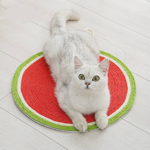 Title 5, Creative Wall-Mounted Watermelon Cat Scratching...