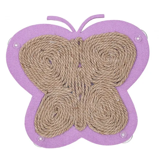 Wall Sisal Rope Felt Cloth Cute Cat Scratcher Durable Protect Furniture for Kittens Cats Exercise Toy Suction Cup Cat Sc