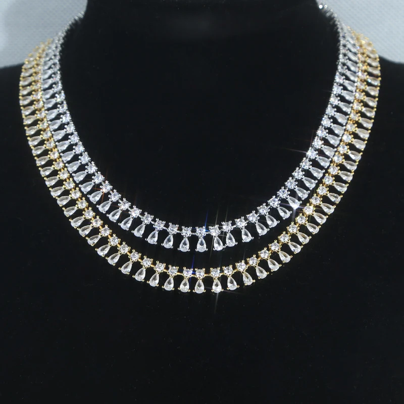 Nieuwe ingelegde Zirkon damesketting Stralende elegantie Vrouwelijke sieraden om je schoonheid te versterken Verfijnd design Perfect cadeau
