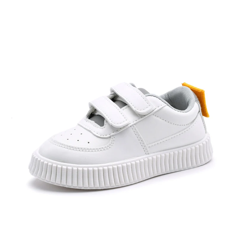 Title 4, Baskets blanches pour enfants avec velcro, faci...