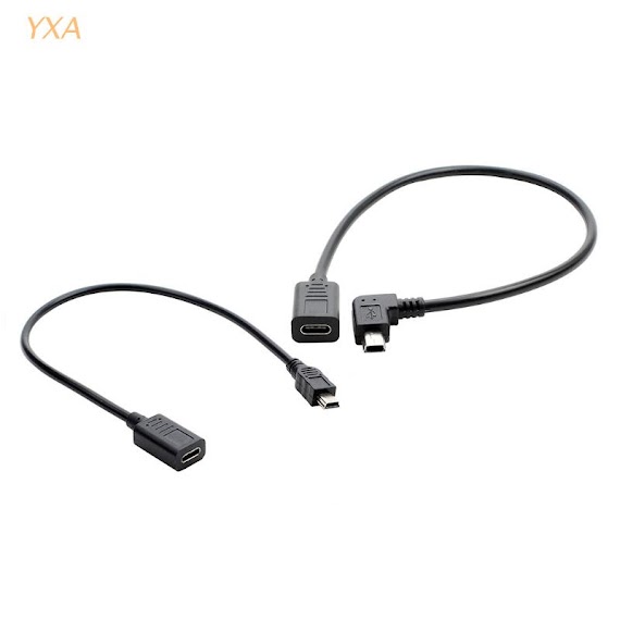 Yxa 1Pc Mini Usb Male To Type C Female Mobile Phone Tablet Camera T - Port Data Charging Conversion Extension Cable