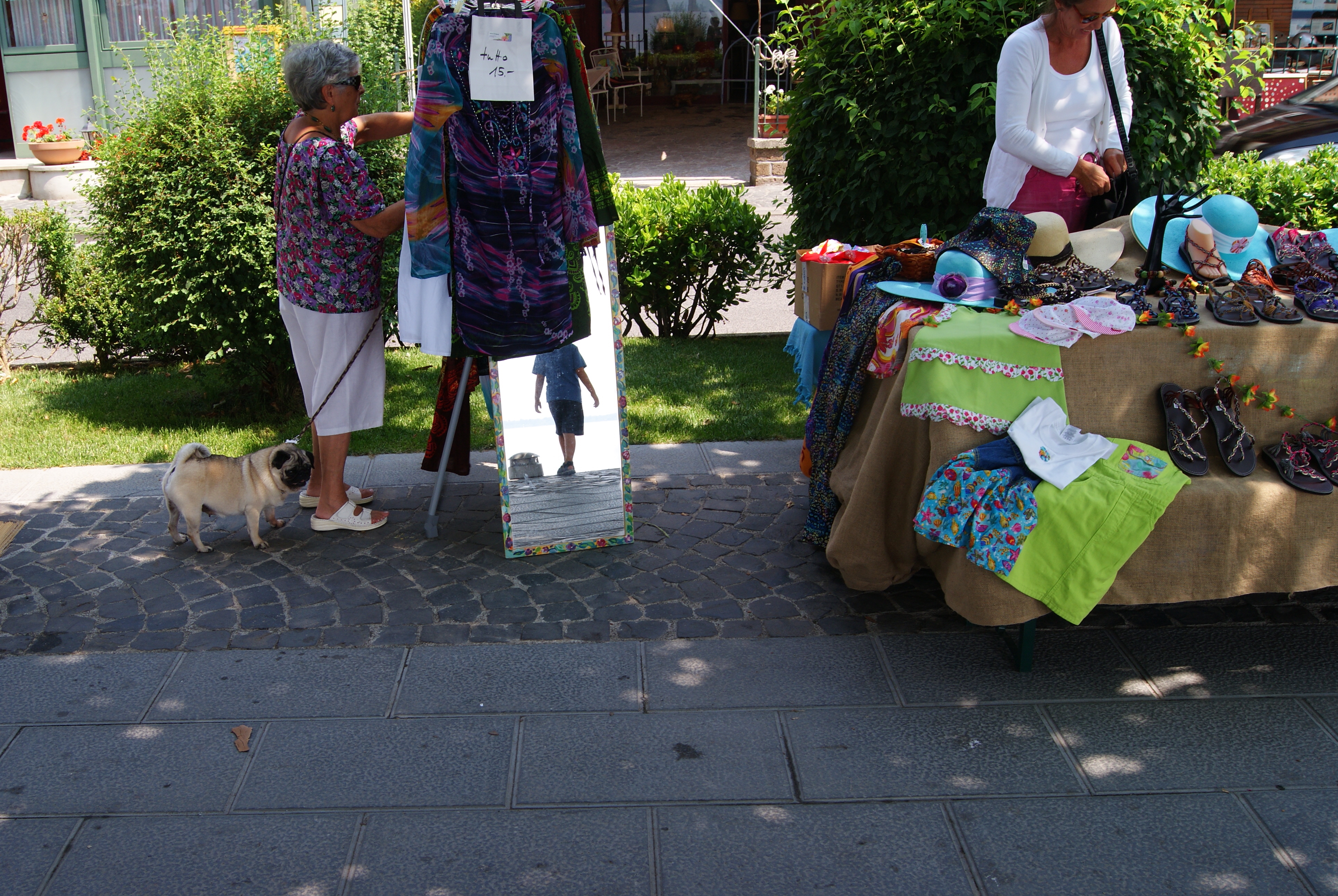 Mercatino al lago di Tex