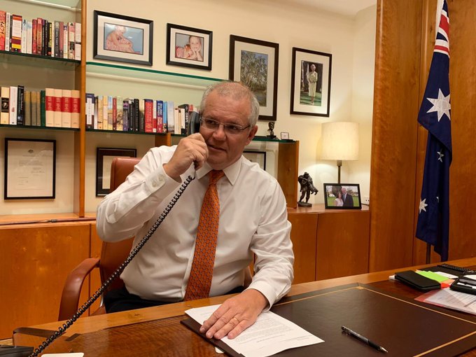 Australia Prime Minister Scott Morrison.