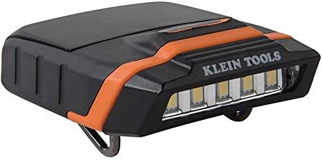 Klein Tools 56402 LED Light, Cap Visor Clip Light has Pivoting Head, 2xAAA Batteries, for Work, Running, Outdoor Hiking, Camping, Fishing