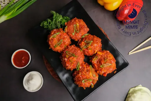 Veg Pan Fried Momos [6 Pcs]