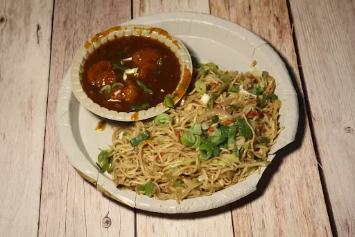 Chowmein + Chilli Chicken